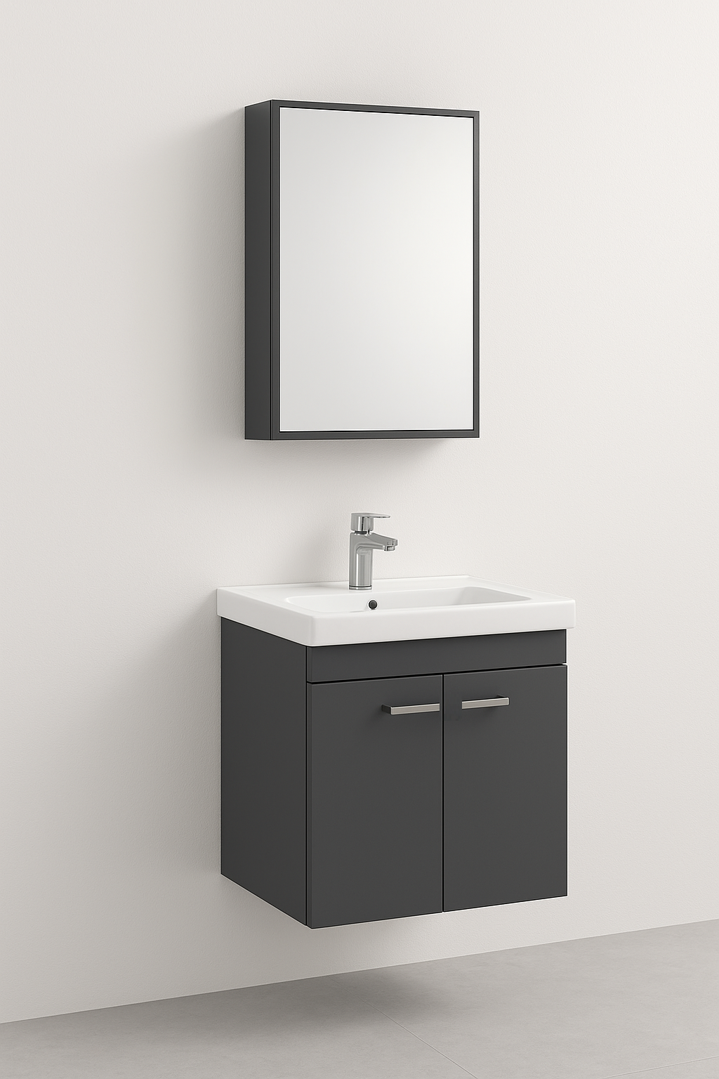 Antrasit Dolapd4e50 - Banyo Dolapları