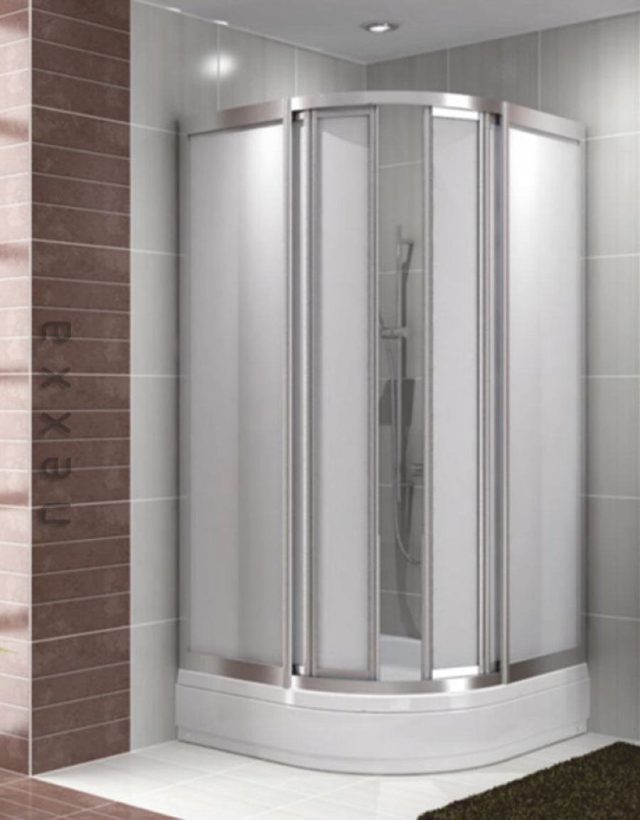 Oval Kumlama Cam Duşakabin M2