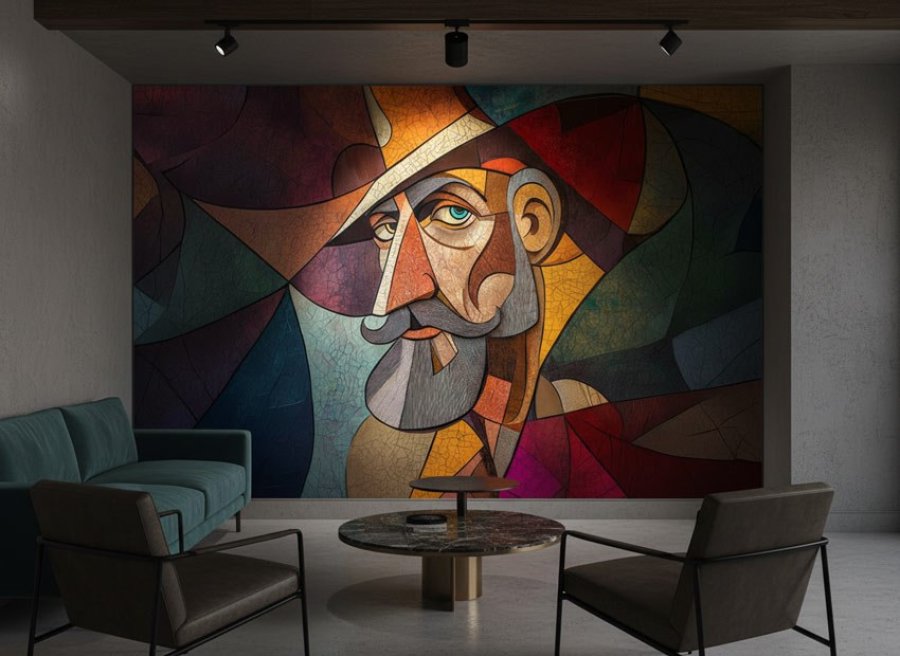 Aktuzla Tuval Resimli Duvar Kağıtları